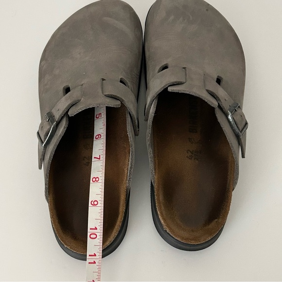 Birkenstock Boston Crosstown Oiled Leather Clogs Slip On Size 42 - Picture 9 of 14